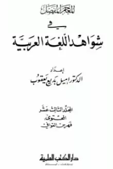 المعجم المفصل في شواهد اللغة العربية 13